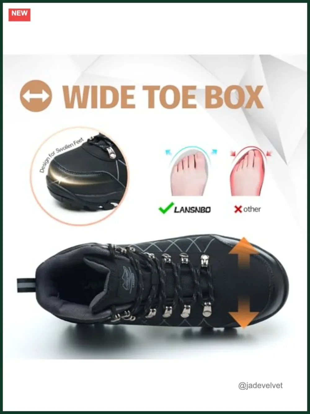 Waterproof Steel Toe Boots for Women Wide Width Non Slip Work Lightweight
